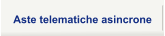 Aste telematiche asincrone